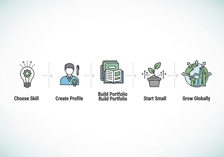 How to start freelancing step by step for beginners