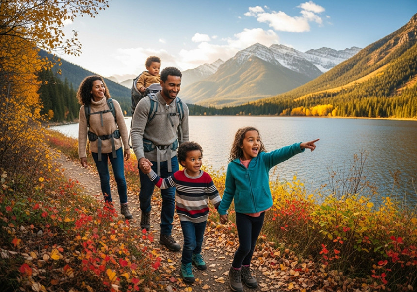 Global parenting trend 2025 – family reducing screen time with outdoor play