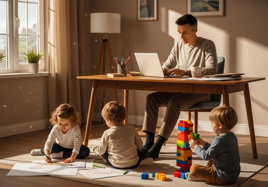 Work-life balance trend in parenting 2025 – remote work and family time