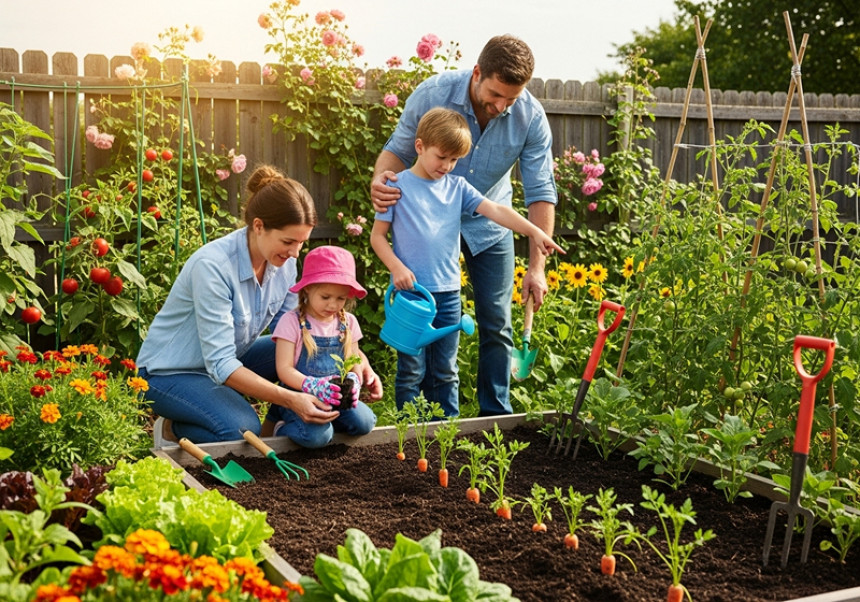 Eco-friendly parenting 2025 – family gardening to teach sustainability