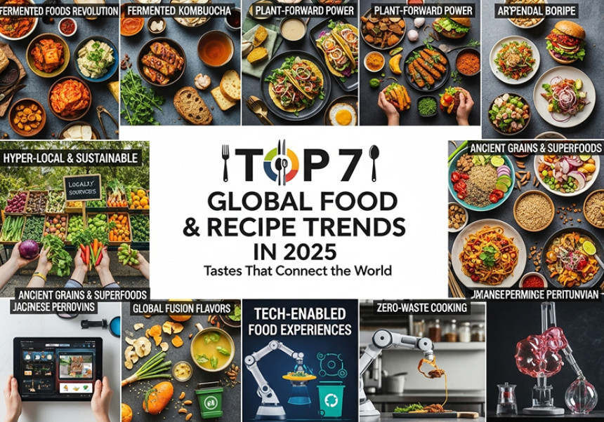Top 7 Global Food & Recipe Trends in 2025: Tastes That Connect the World