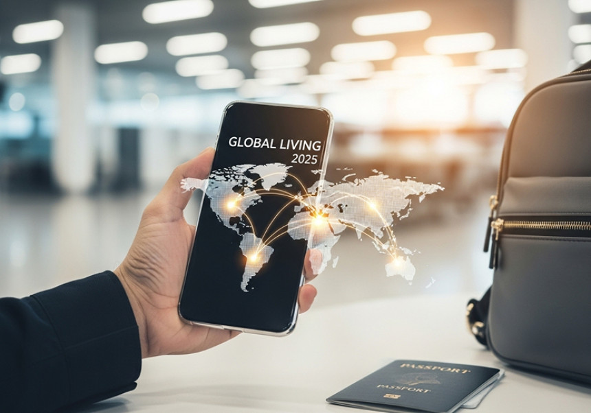 minimalist flexible lifestyle travel 2025 global living