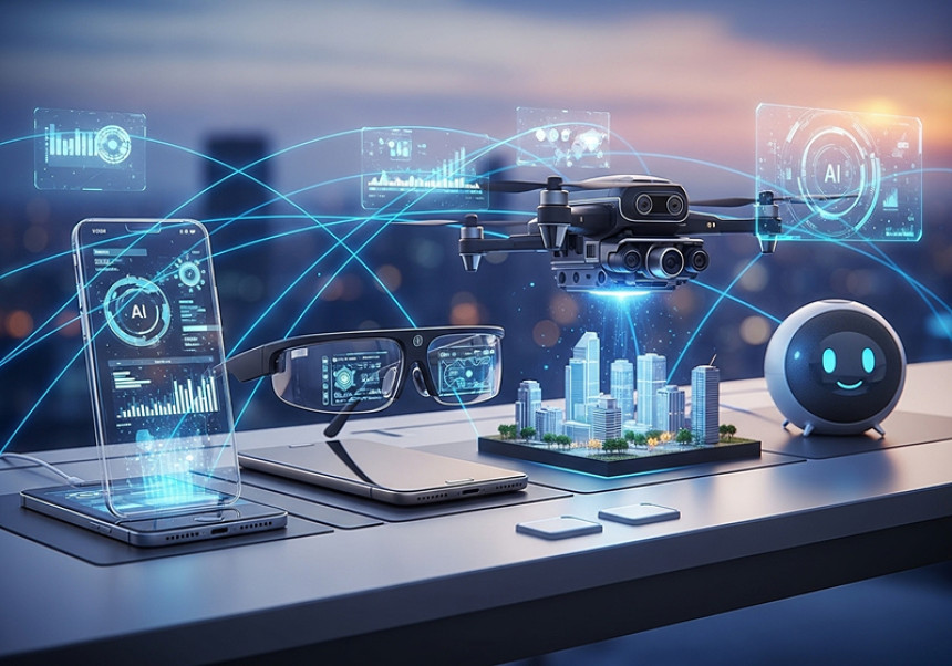 AI Gadgets 2025, Smart AI Devices, Global AI Technology