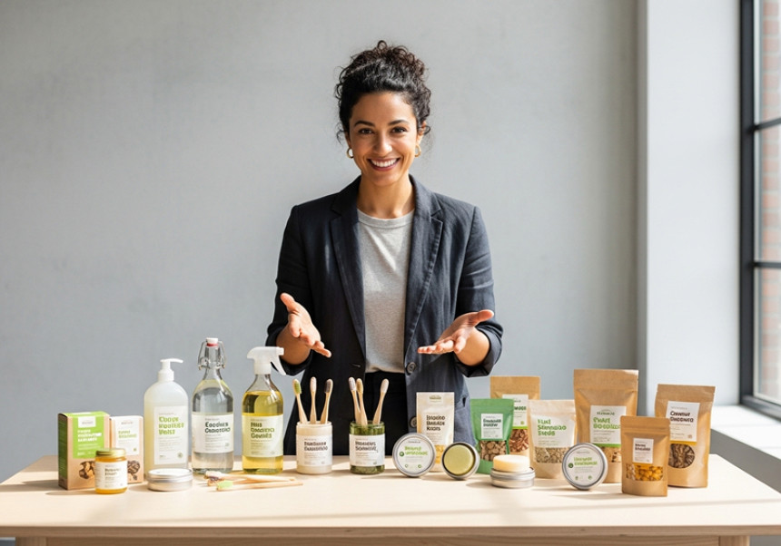 Sustainable product business with eco branding – green entrepreneurship 2025