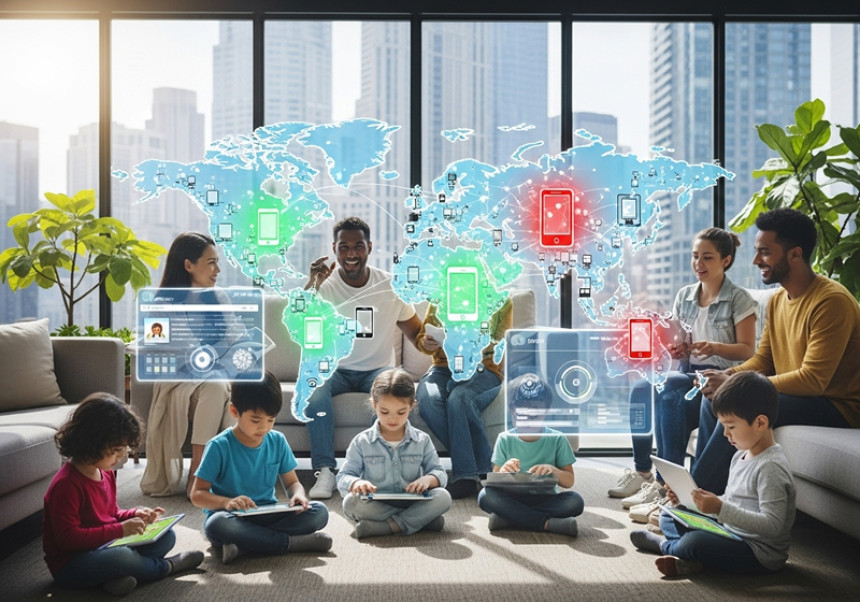 Global family digital parenting – screen time balance