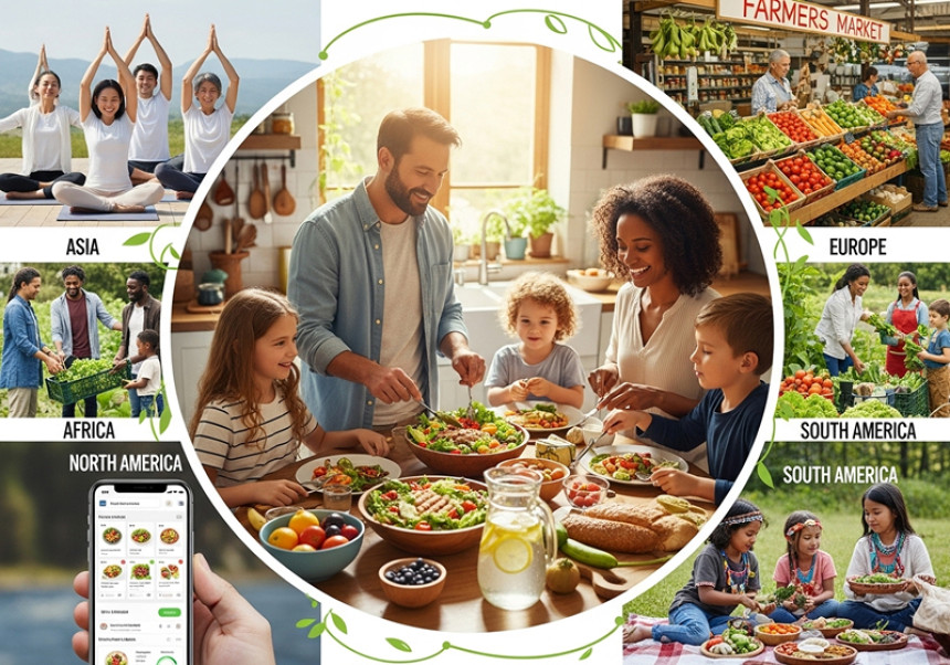 Family wellness and healthy food trends globally