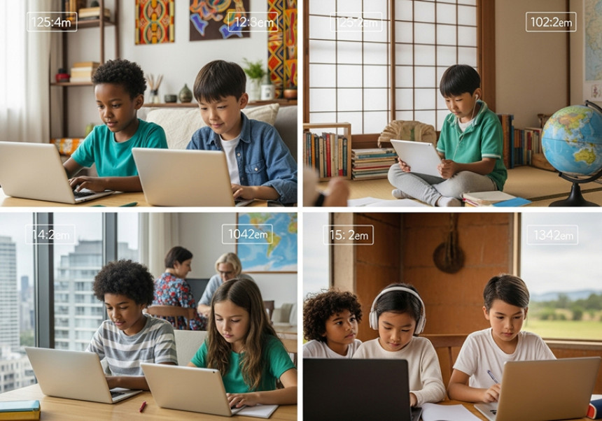 Global education and parenting – kids learning online