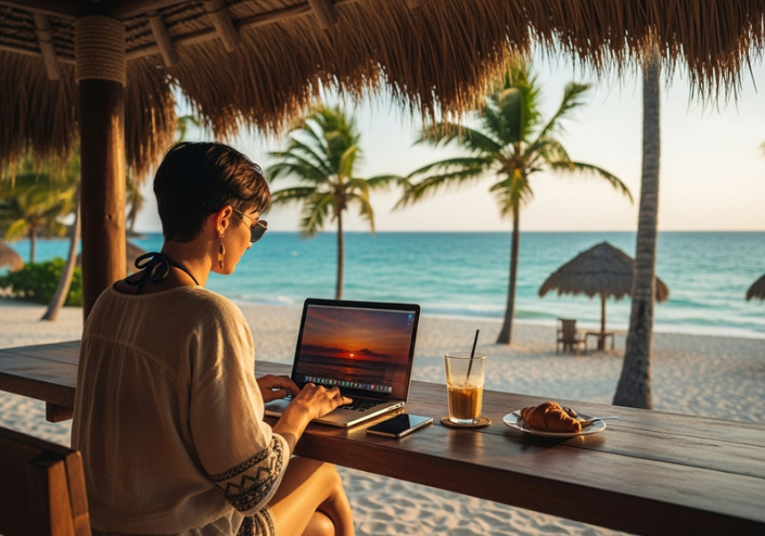 “Global travel and lifestyle trends 2025 – digital nomad working worldwide”
