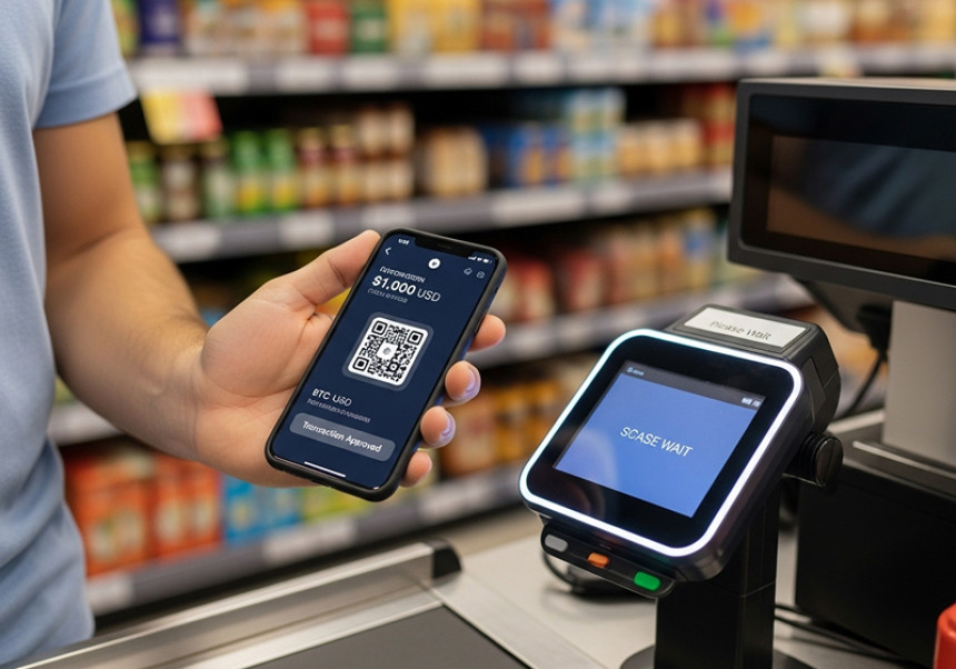 Digital wallet and crypto payment in global e-commerce 2025.
