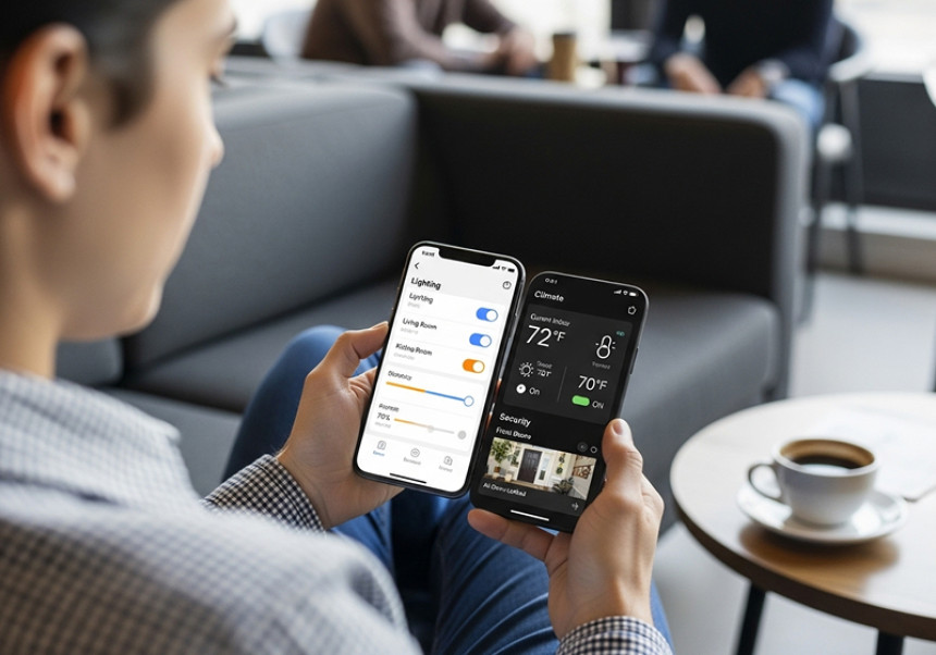 Global trend of smart home gadgets with connected automation via mobile devices
