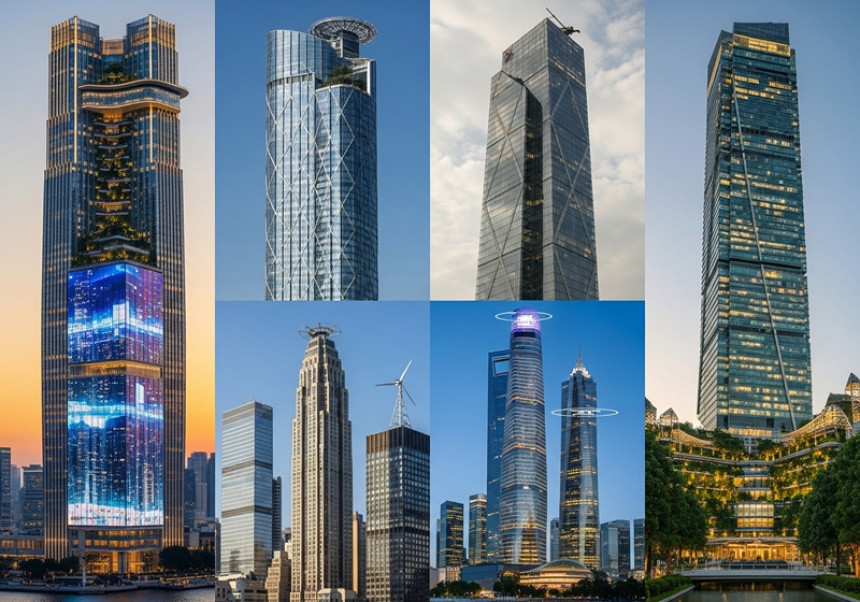 "Global real estate 2025 high-rise vertical living investment"