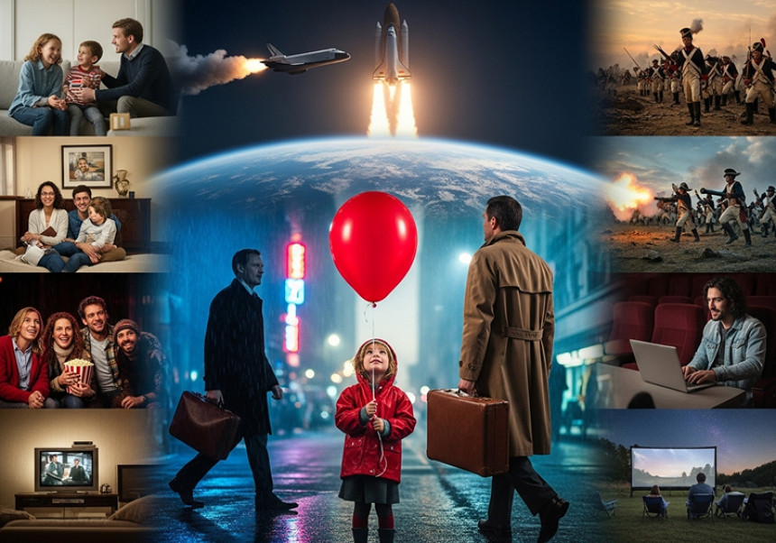 Cinematic collage of inspiring and globally acclaimed movies from different genres and countries