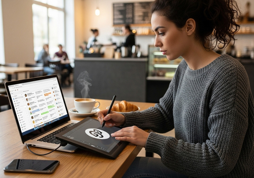 Offering freelance micro-services online for global income