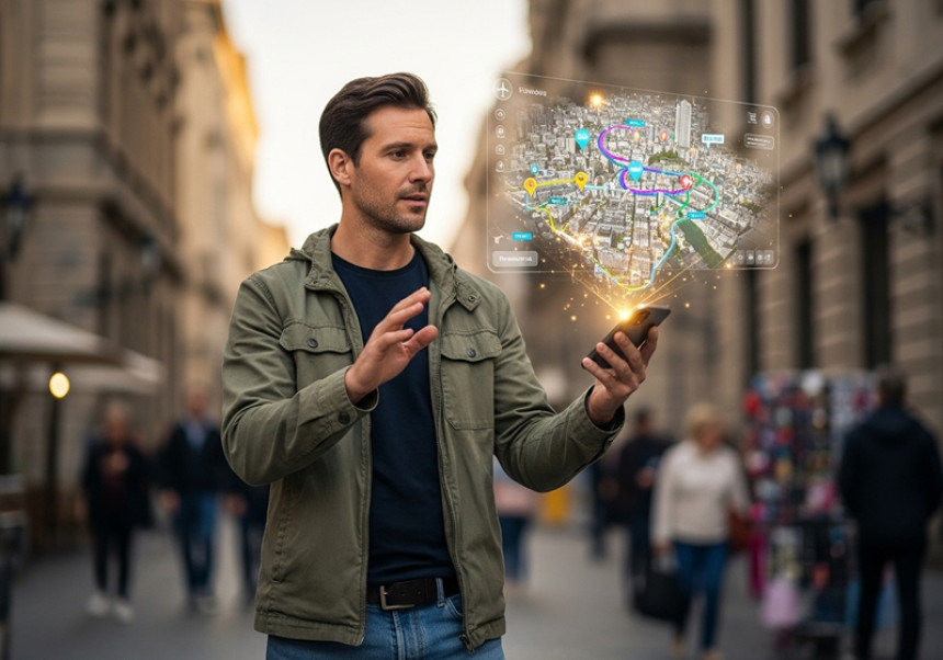 “Technology in travel lifestyle 2025 – AI and smart gadgets.”