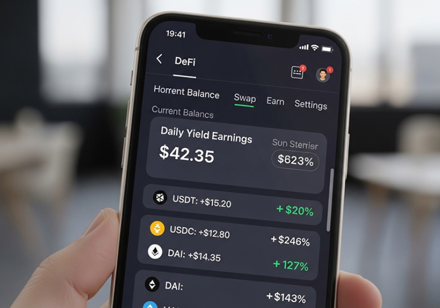 Stablecoin and crypto investments generating yield