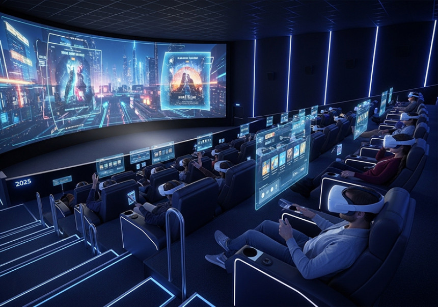 future of cinemas, IMAX trends, VR movie theaters 2025